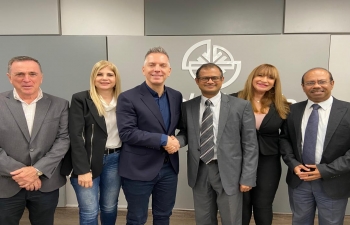 Ambassador met with Mr. Orlando Camacho, National President, Ms. Marie Jane Costa, Second Vice President, Mr Rafael Sarcina, VP Finance and Executive Directors, Mr Mikel Chivite, Mr Alcides Cayama, Ms Xiomara Hoyos, Mr Ruben Diaz and Ms Erizays Brito from FedeIndustria Chamber and discussed various avenues of  cooperation between the two countries in trade and commerce. 